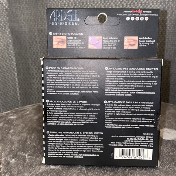 Ardell FAUX Mink Wispies False Eyelashes - Picture 2 of 3